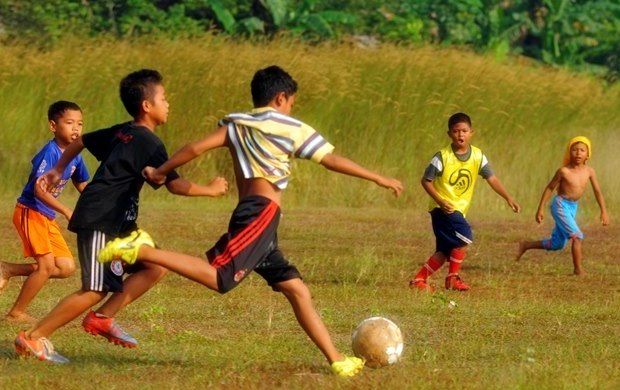 Футбол в деревне