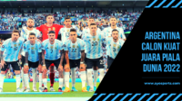 Argentina Strong Candidate for World Cup 2022